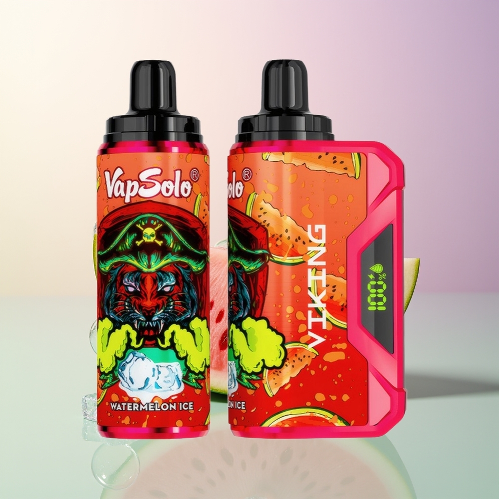 VapSolo VIKING 12000 Puffs Watermelon Ice 22ml Type-C LED Display