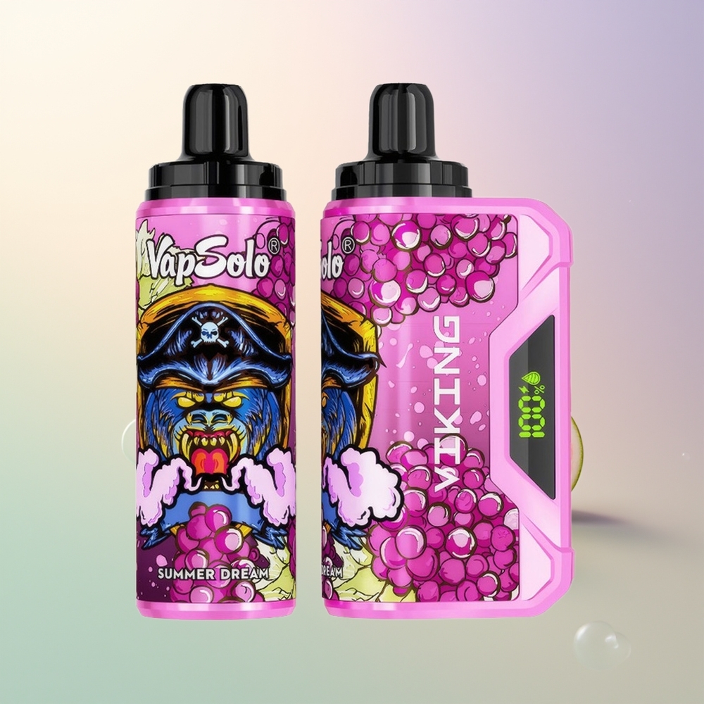 VapSolo VIKING 12000 Summer Dream 22ml Type-C LED Display Disposable Vape