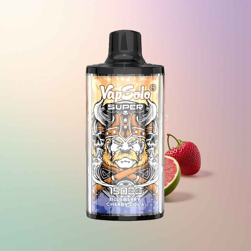 Vapsolo Super 15000 Puffs Cherry Cola 40ml 850mAh Mesh Type-C