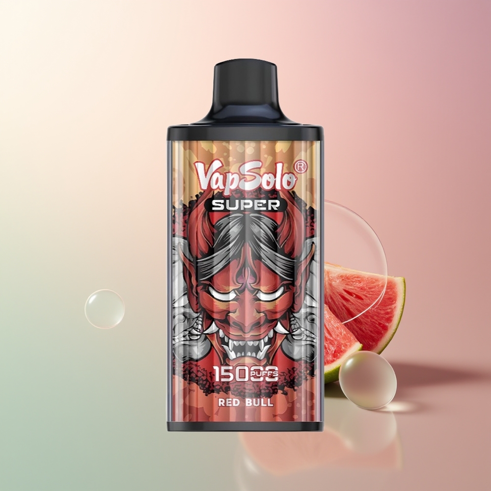 Vapsolo Super 15000 Puffs Red Bull 40ml 850mAh Type-C Mesh Coil