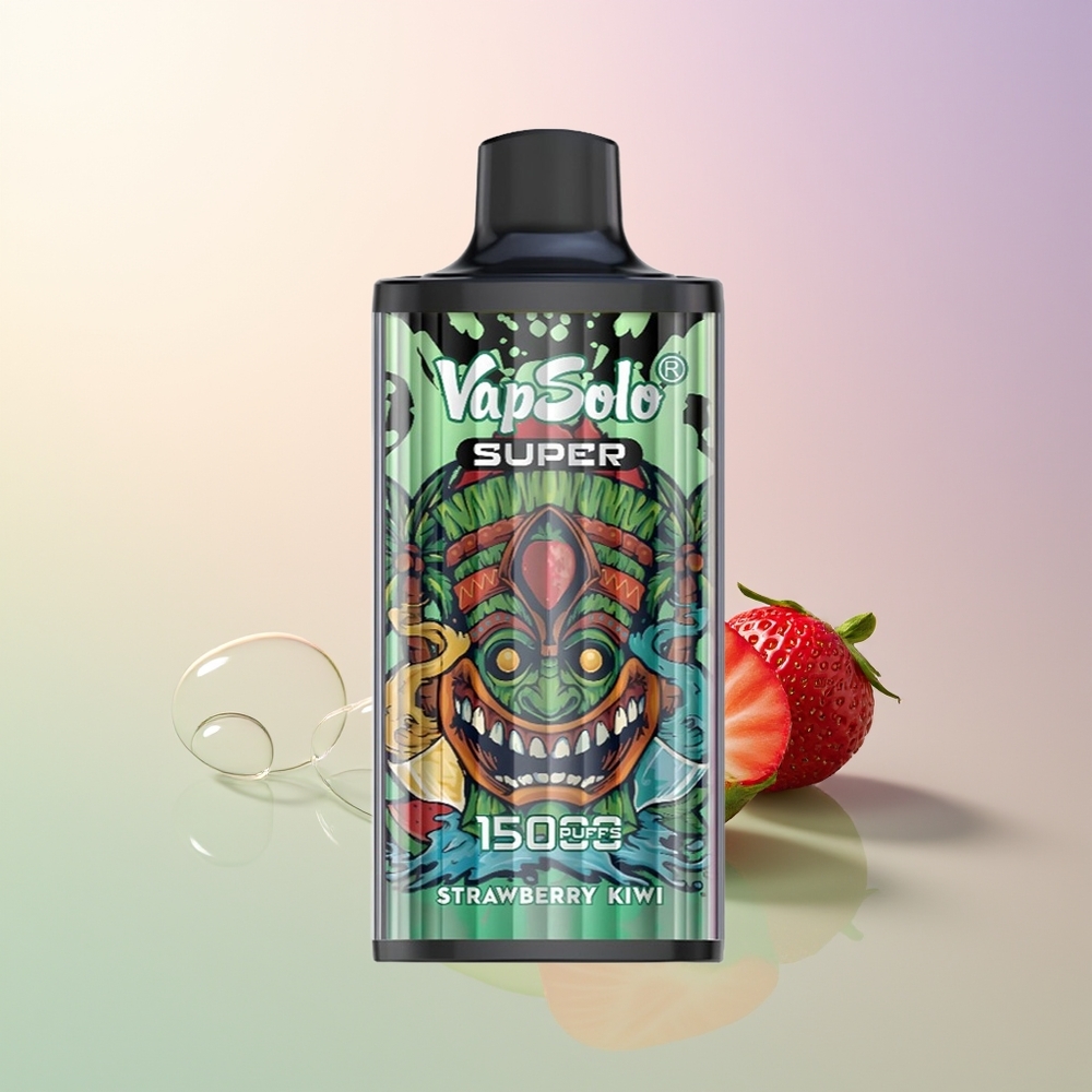 Vapsolo Super 15000 Puffs Strawberry Kiwi 40ml 850mAh Mesh Type-C