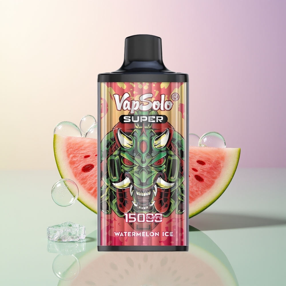Vapsolo Super 15000 Puffs Watermelon Ice Disposable Vape 40ml 850mAh Type-C