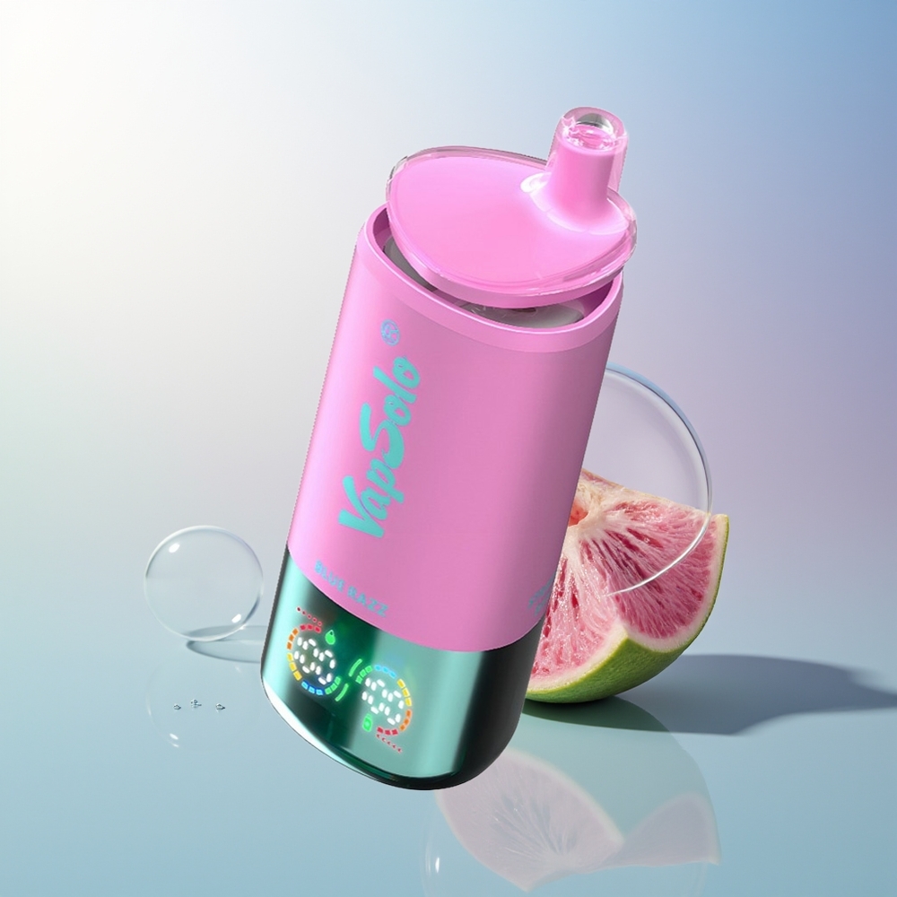Vapsolo Triple 30000 Puffs Blue Razz Disposable Vape with 40ml E-Liquid  Type-C Charging