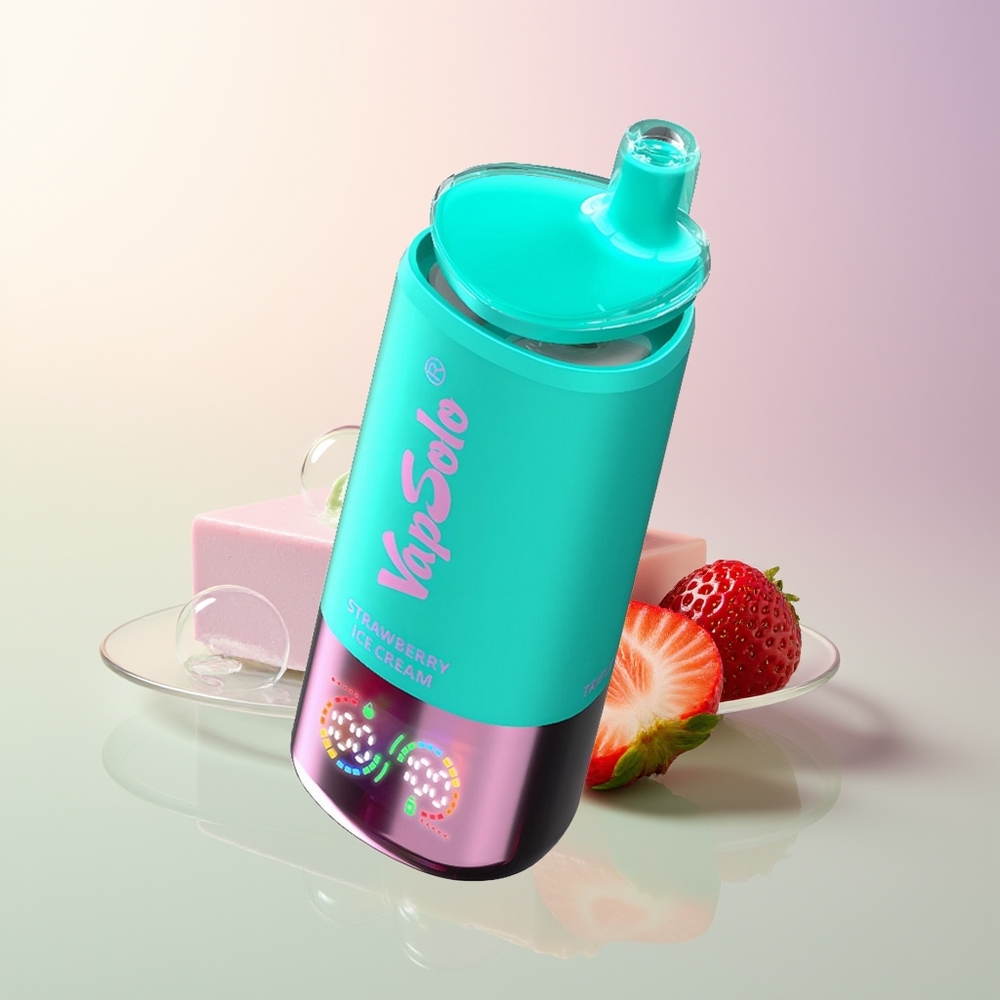 Vapsolo Triple 30000 Puffs Strawberry Ice Cream 40ml Type-C