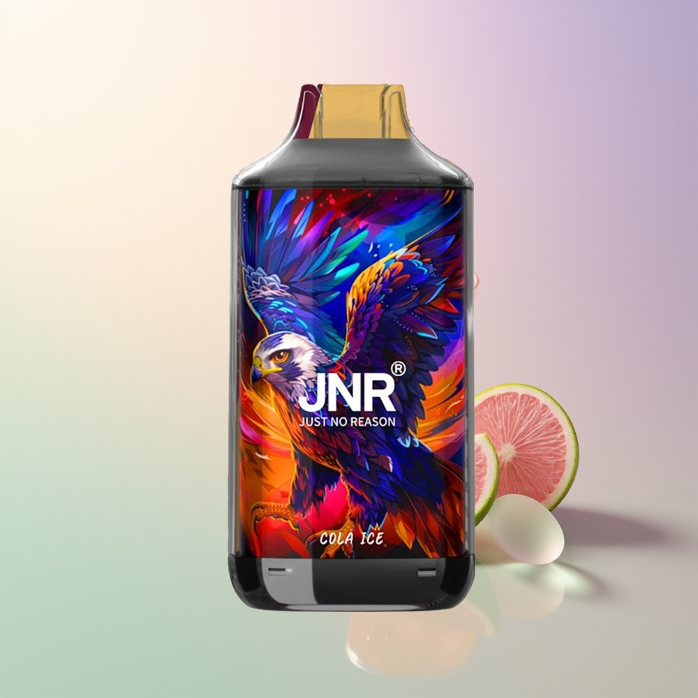 JNR Falcon 16000 Puffs Cola Ice Dual Mesh 850mAh 22ml Type C LED 0% 2%