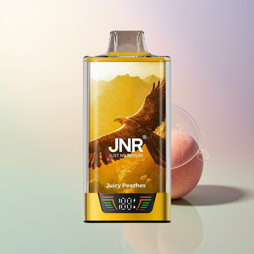 JNR Falcon Pro 28000 Juicy Peaches 30ml 950mAh Smart Display Dual Mesh MTL