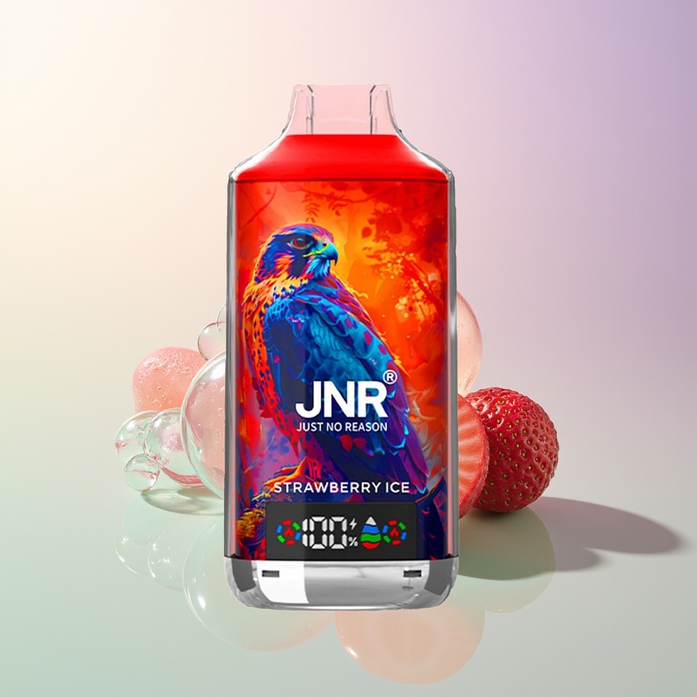 JNR Falcon X 18000 Puffs Strawberry Ice Dual Mesh 750mAh Type-C 24ml