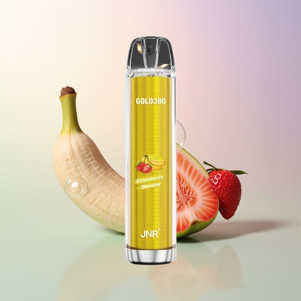 JNR Glod380 6000 Puffs Strawberry Banana Disposable Vape 1500mAh 1.0ohm 13ml