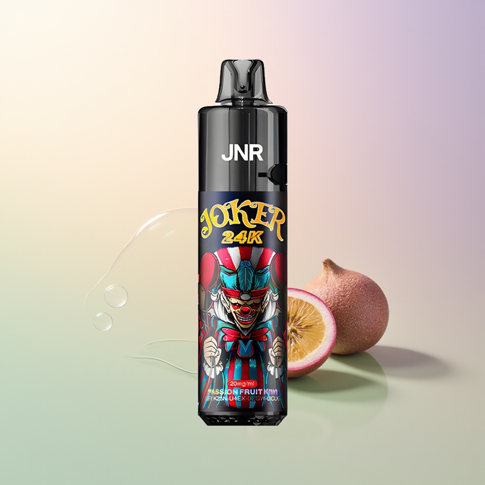 JNR Joker 24000 Puffs Passion Fruit Kiwi Refillable 2% Nicotine TPD Compliant