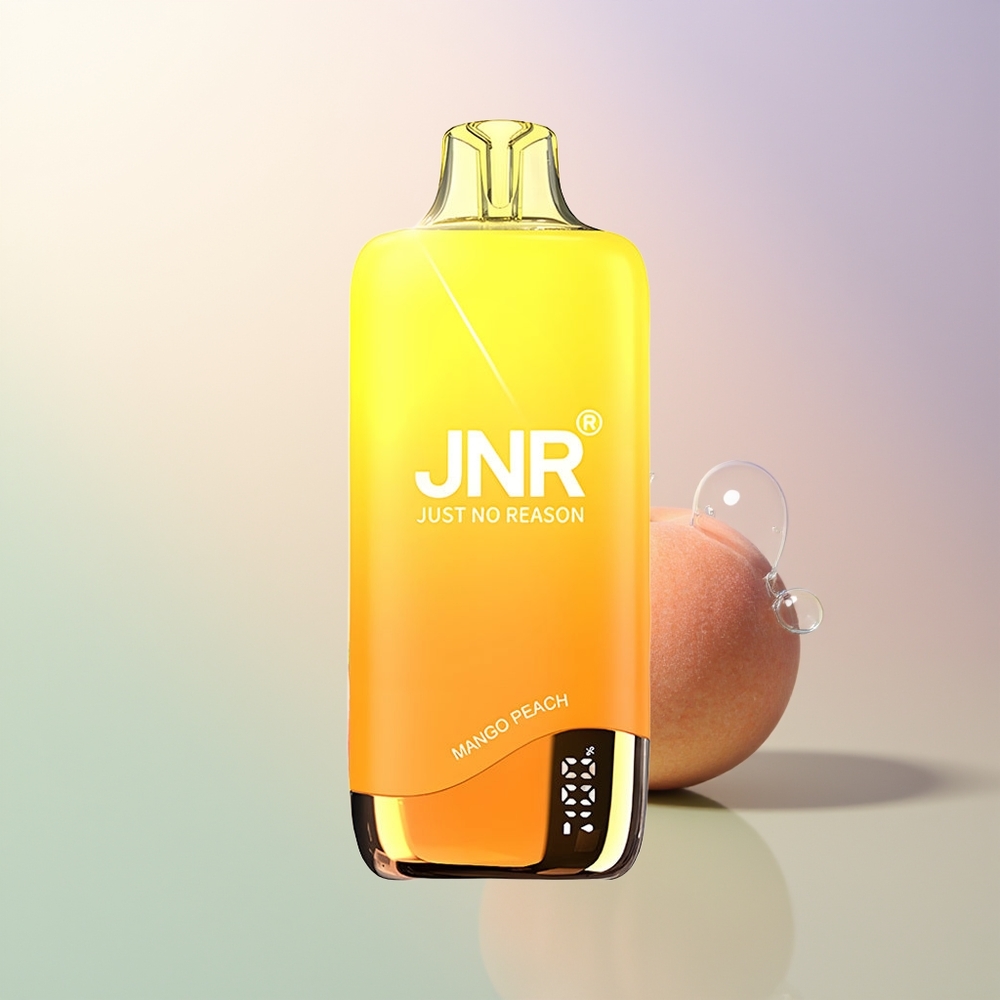 JNR Rainbow 10500 Puffs Mango Peach 18ml Mesh 0.8ohm USB-C