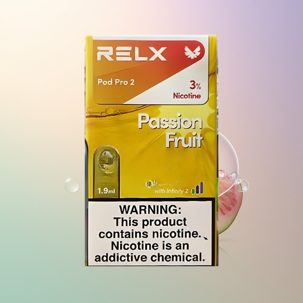 RELX Pod Pro 2 600 Puffs Passion Fruit 1.9ml 3 Mode